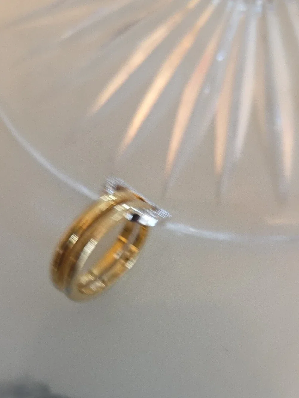 Gold and Silver Knot Ring with Crystal Accents - Women Jewelry
